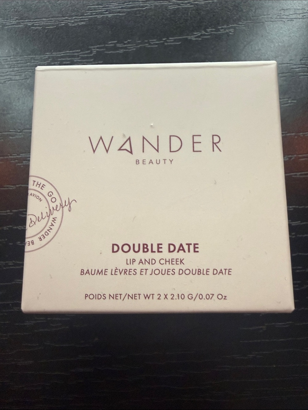 Wander Beauty Double Date Lip & Cheek Balm — Soft Pink Shade